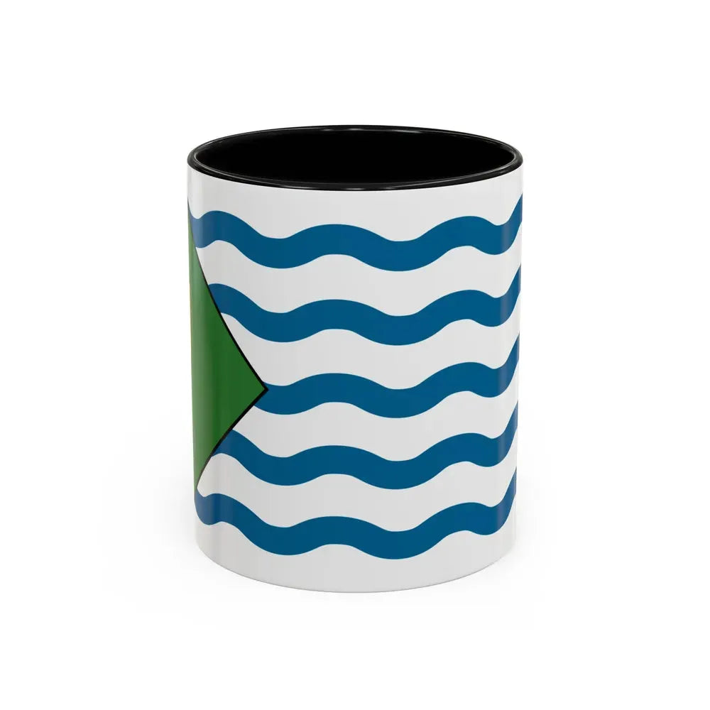 Flag of Vancouver Canada - Accent Coffee Mug 11oz Black - Go Mug Yourself