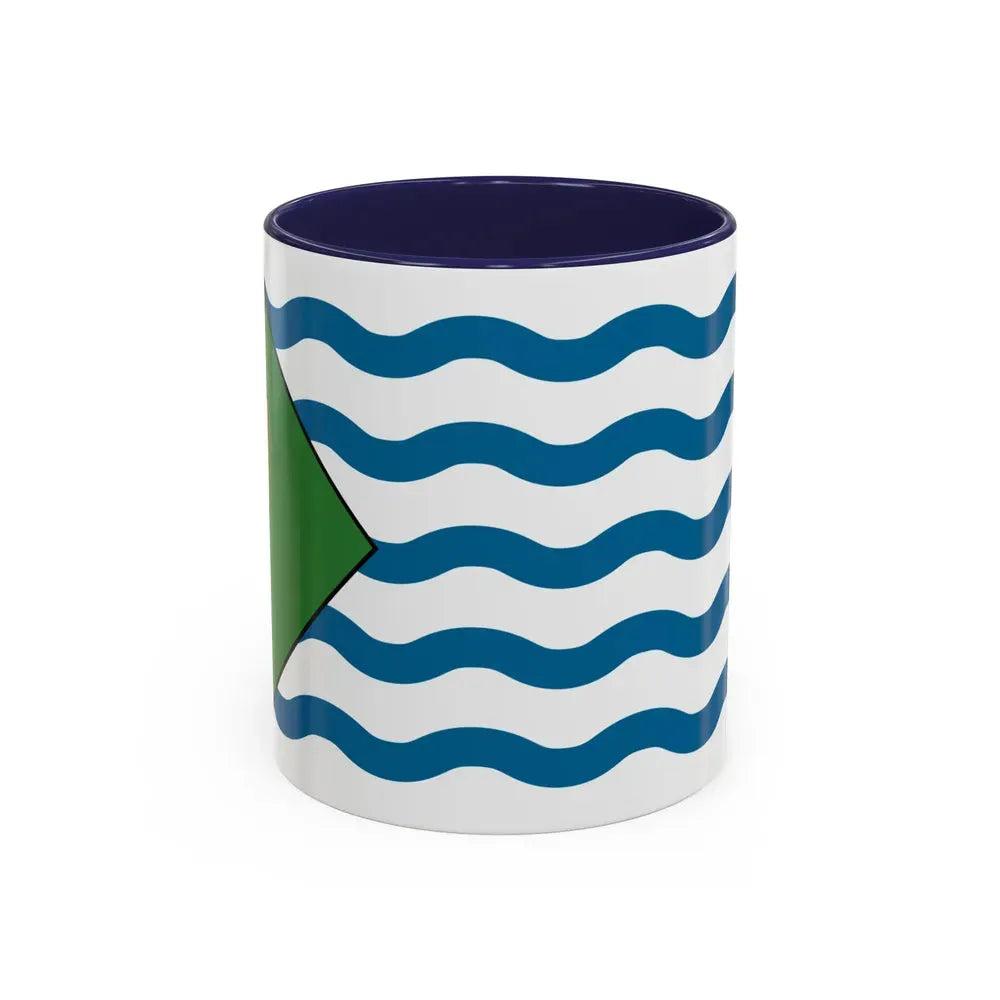 Flag of Vancouver Canada - Accent Coffee Mug 11oz Navy - Go Mug Yourself