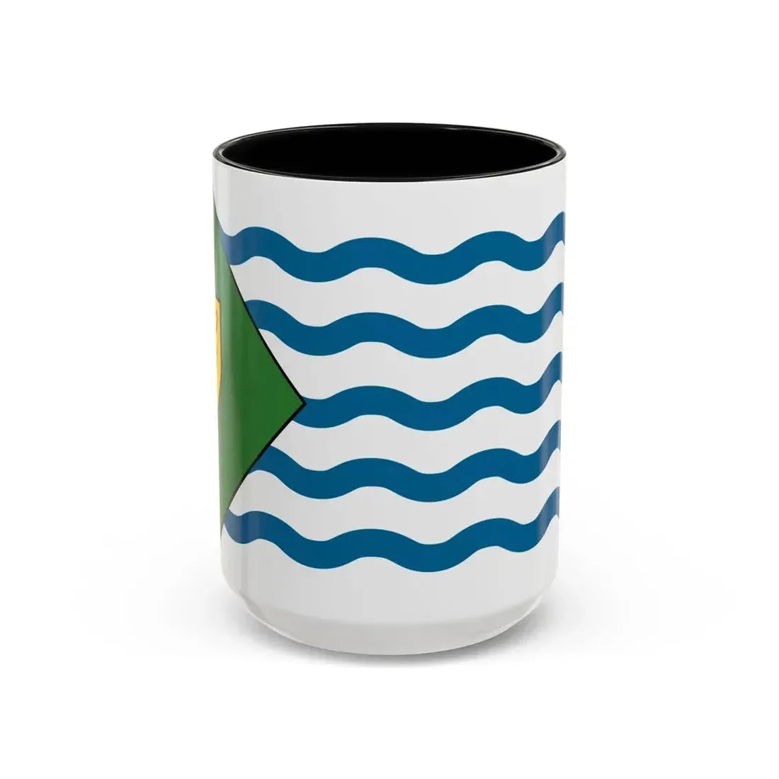 Flag of Vancouver Canada - Accent Coffee Mug 15oz Black - Go Mug Yourself