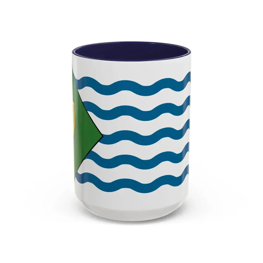 Flag of Vancouver Canada - Accent Coffee Mug 15oz Navy - Go Mug Yourself