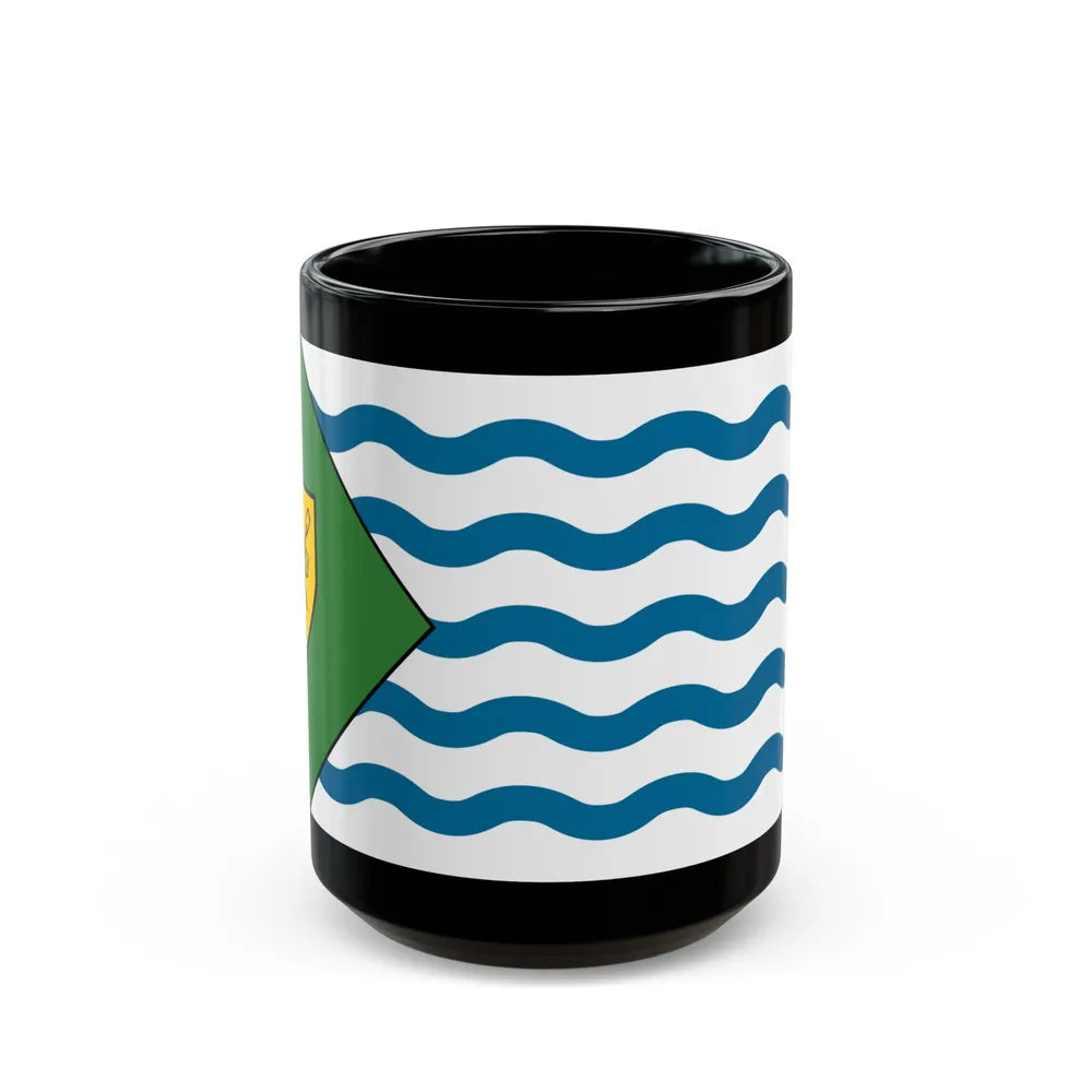 Flag of Vancouver Canada - Black Coffee Mug-15oz-Go Mug Yourself