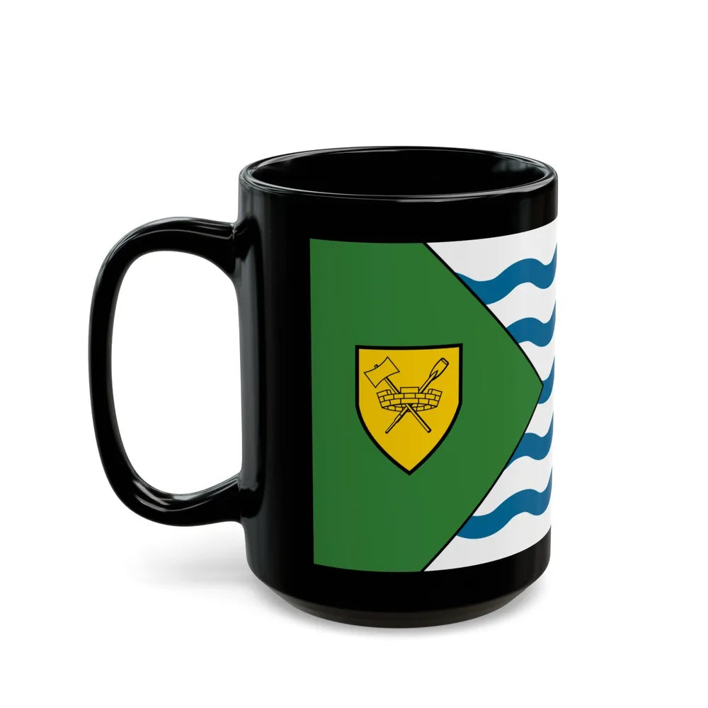 Flag of Vancouver Canada - Black Coffee Mug-Go Mug Yourself