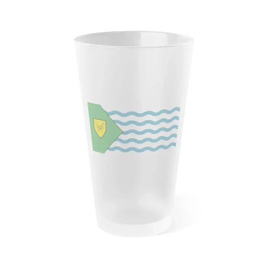 Flag of Vancouver Canada - Frosted Pint Glass 16oz 16oz Frosted - Go Mug Yourself