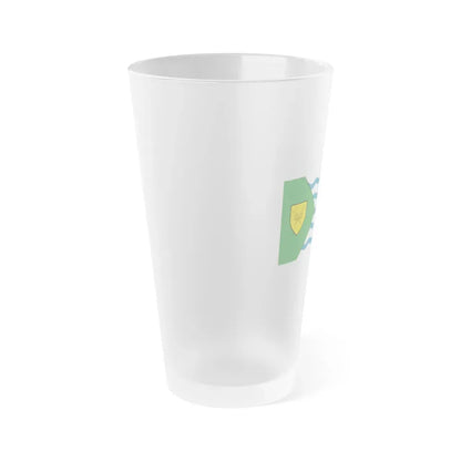Flag of Vancouver Canada - Frosted Pint Glass 16oz - Go Mug Yourself