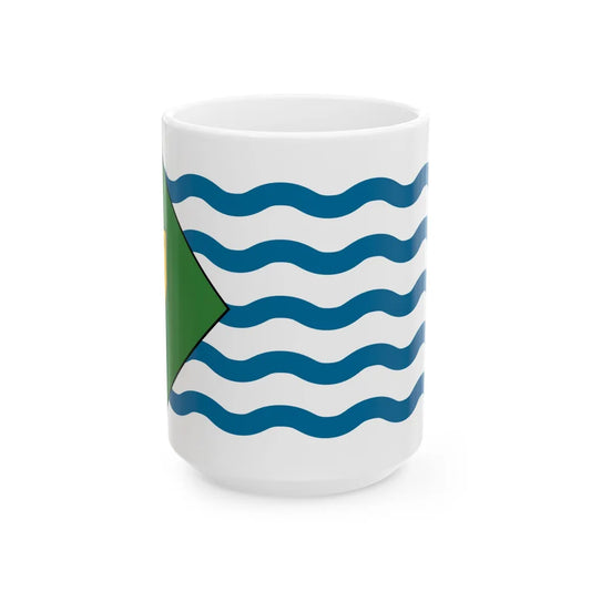 Flag of Vancouver Canada - White Coffee Mug-15oz-Go Mug Yourself