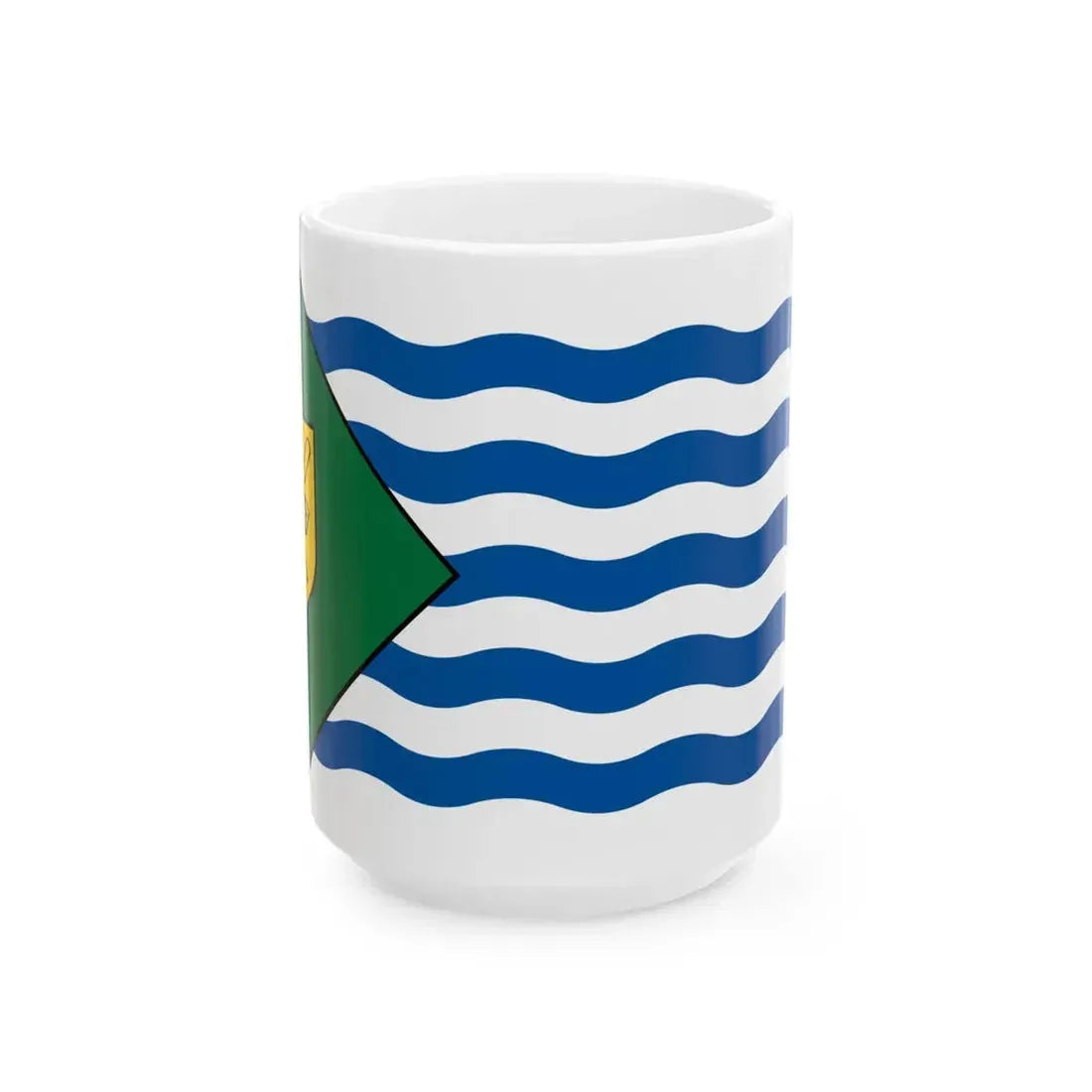 Flag of Vancouver (Canada) White Coffee Mug 15oz - Go Mug Yourself