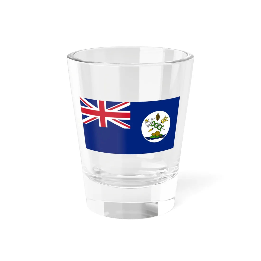 Flag of Vancouver Island (Canada) Shot Glass 1.5oz 1.5oz - Go Mug Yourself