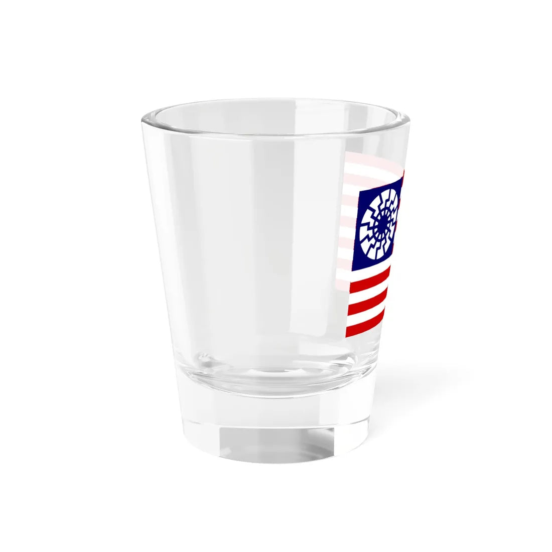 Flag of Vanguard America alternative 02 (United States) Shot Glass 1.5oz - Go Mug Yourself