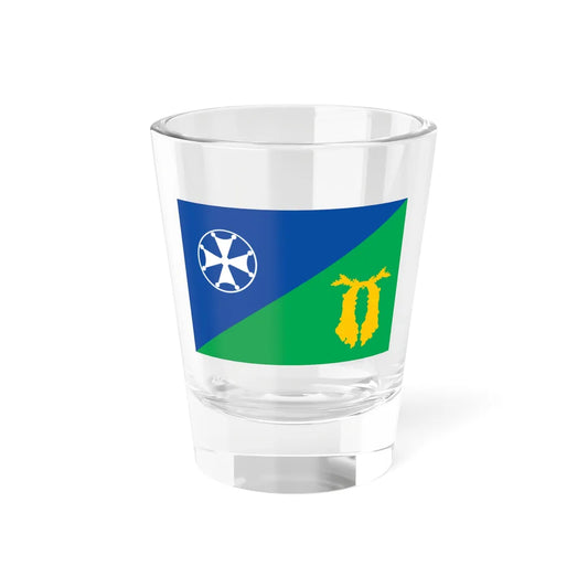Flag of Vani Municipality (Georgia) Shot Glass 1.5oz 1.5oz - Go Mug Yourself