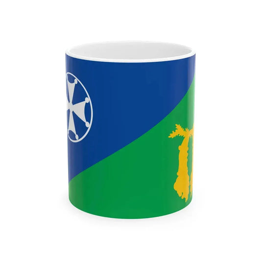 Flag of Vani Municipality (Georgia) White Coffee Mug 11oz - Go Mug Yourself