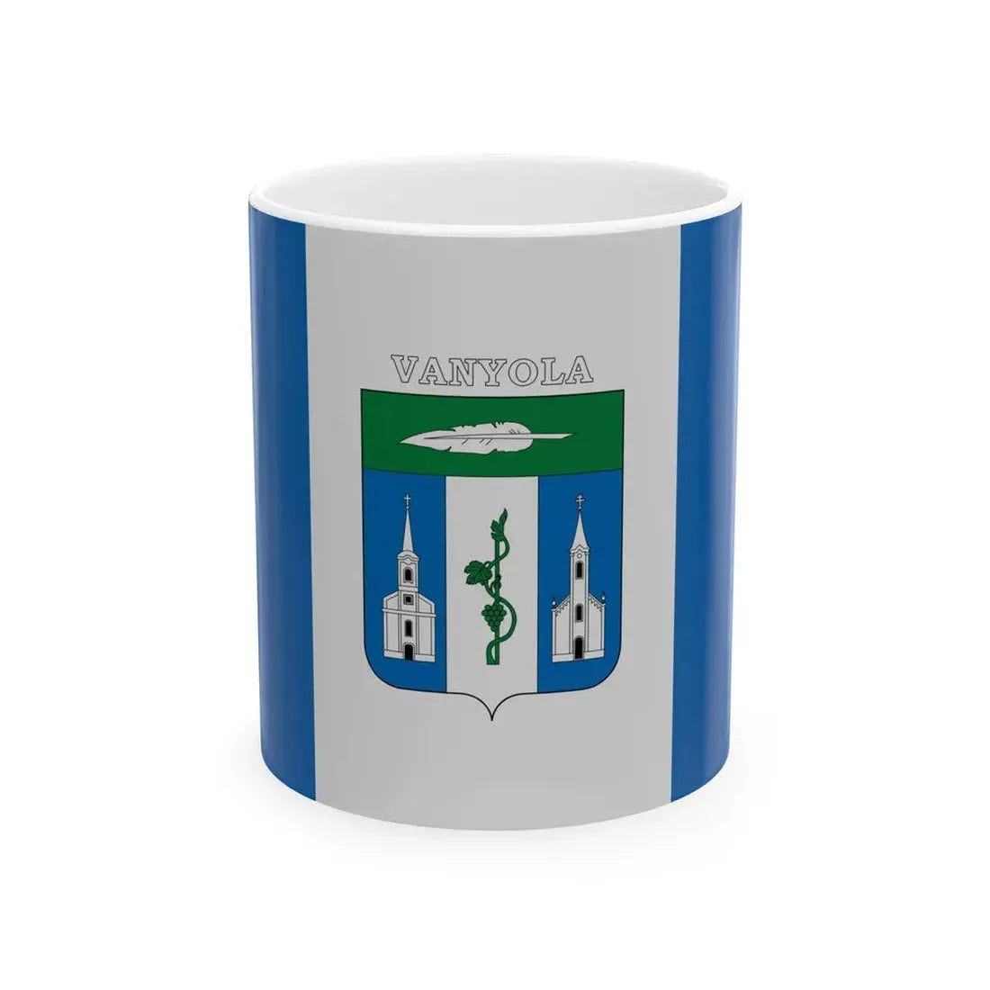 Flag of Vanyola (Hungary) White Coffee Mug 11oz - Go Mug Yourself