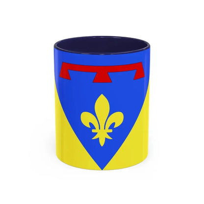 Flag of Var France 2 - Accent Coffee Mug 11oz Navy - Go Mug Yourself