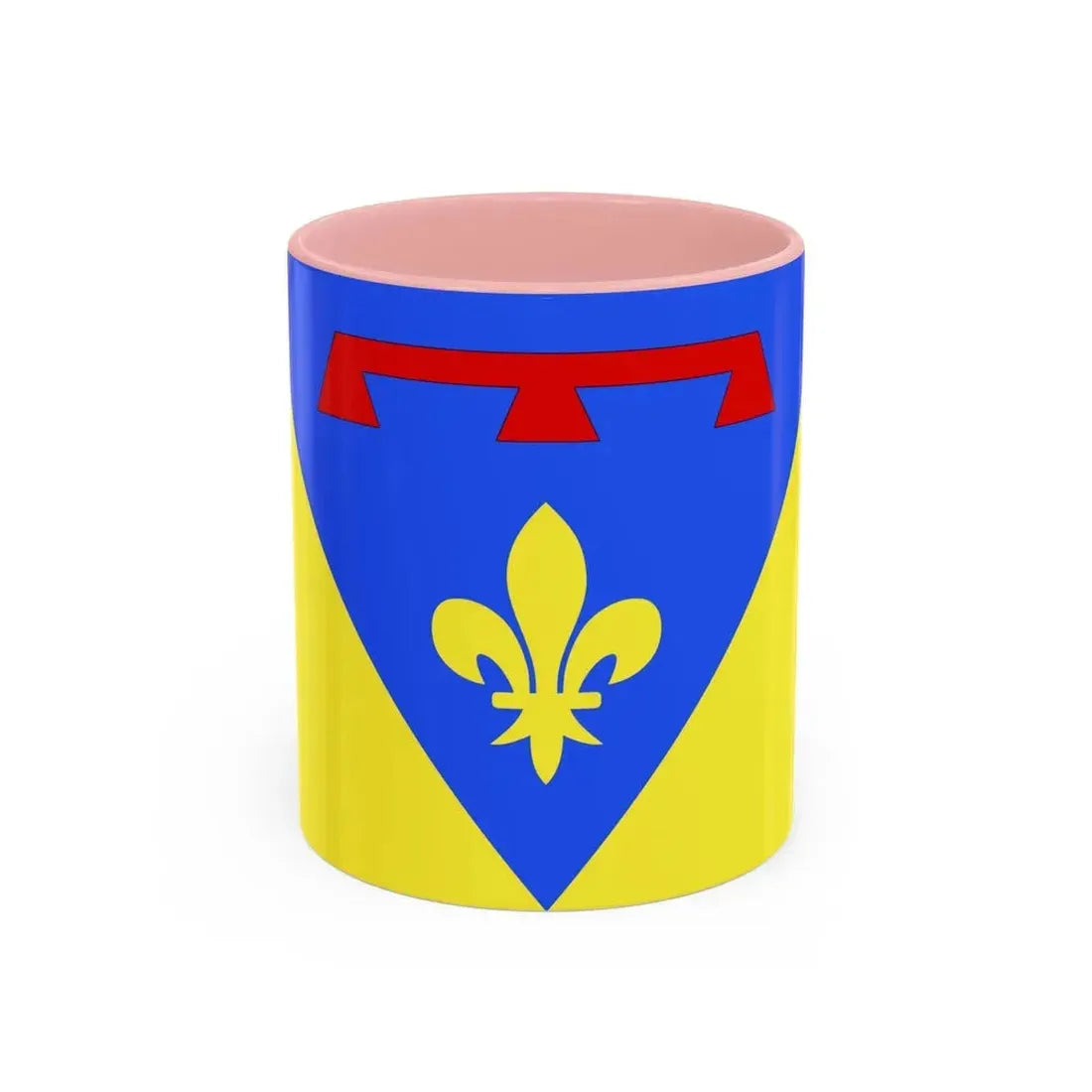 Flag of Var France 2 - Accent Coffee Mug 11oz Pink - Go Mug Yourself