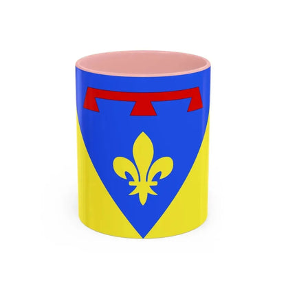 Flag of Var France 2 - Accent Coffee Mug 11oz Pink - Go Mug Yourself