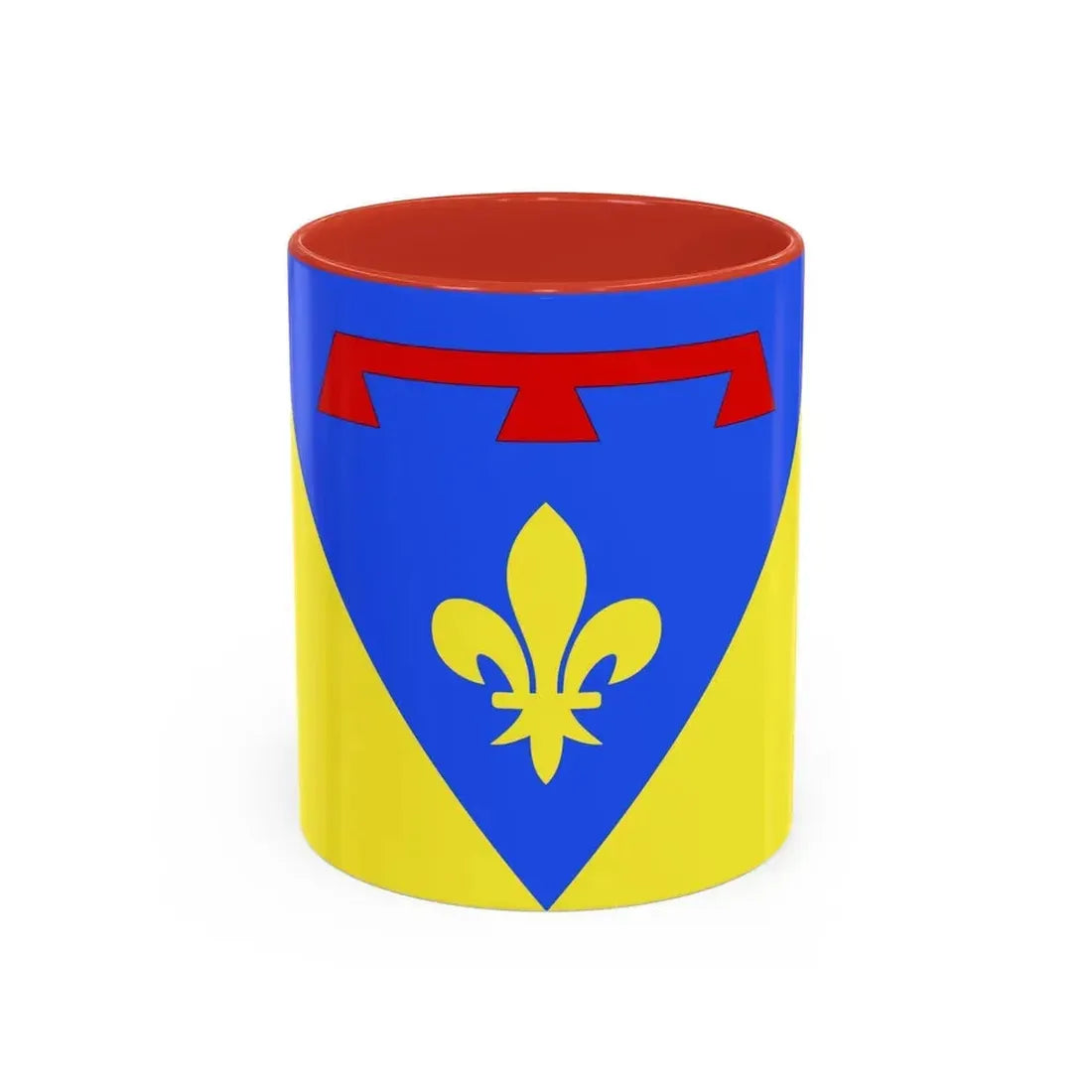 Flag of Var France 2 - Accent Coffee Mug 11oz Red - Go Mug Yourself