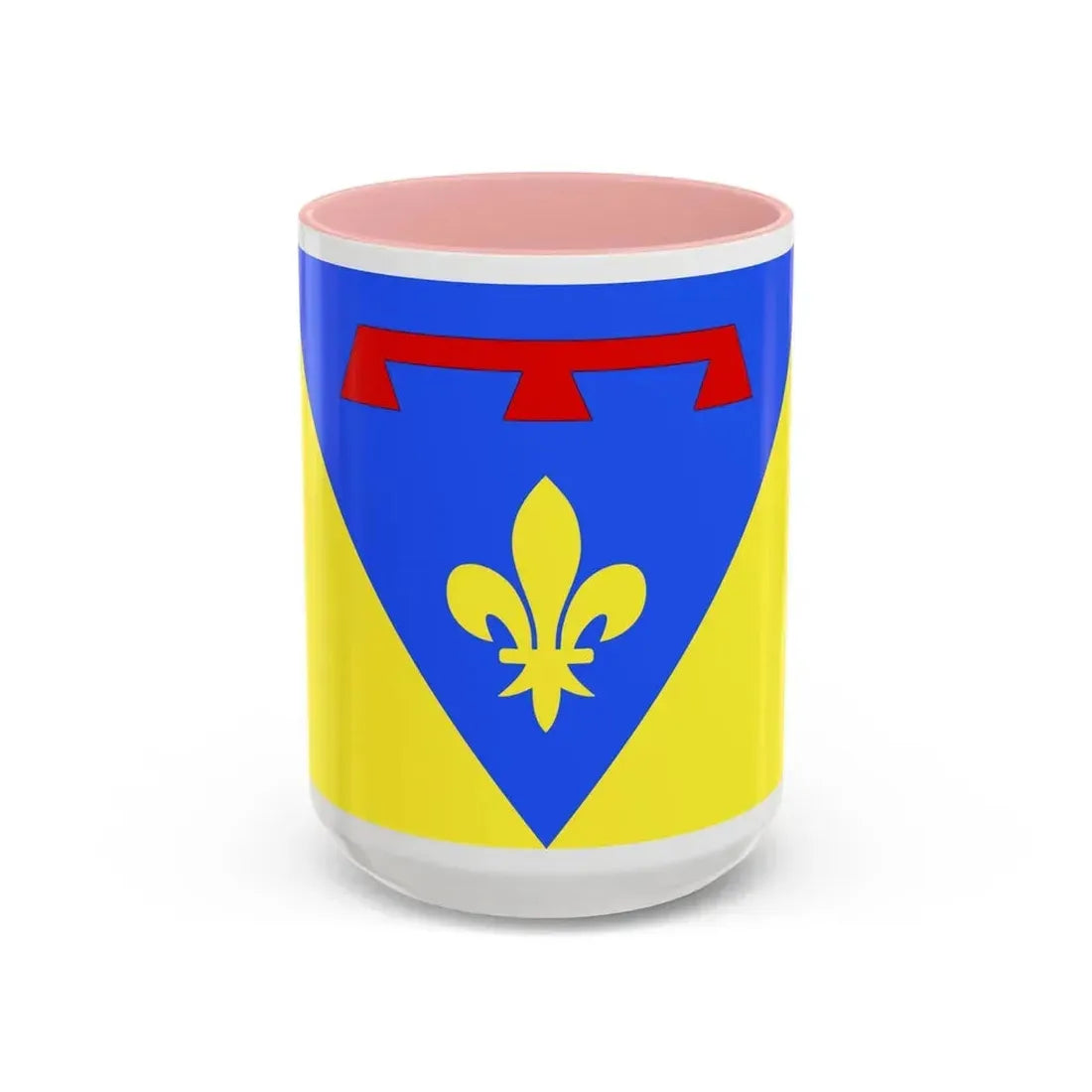 Flag of Var France 2 - Accent Coffee Mug 15oz Pink - Go Mug Yourself
