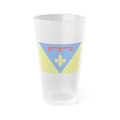 Flag of Var France 2 - Frosted Pint Glass 16oz 16oz Frosted - Go Mug Yourself