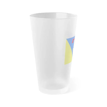 Flag of Var France 2 - Frosted Pint Glass 16oz - Go Mug Yourself