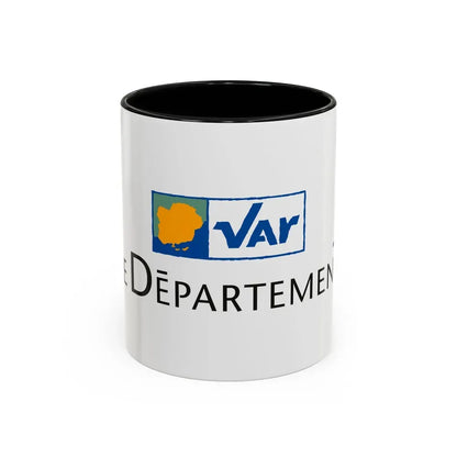 Flag of Var France - Accent Coffee Mug 11oz Black - Go Mug Yourself