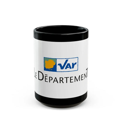 Flag of Var France - Black Coffee Mug-15oz-Go Mug Yourself