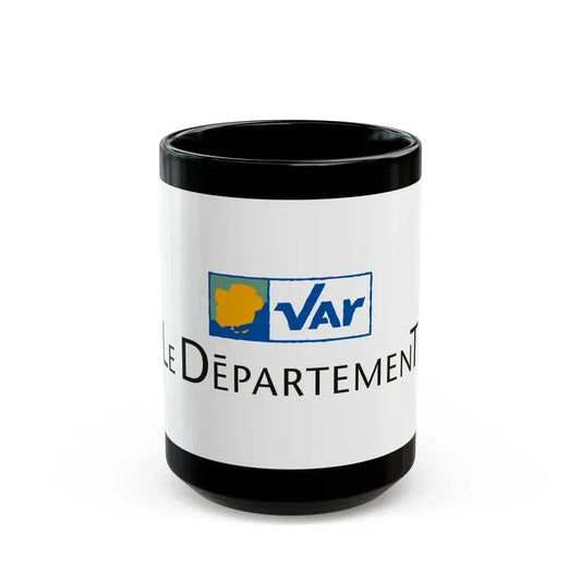Flag of Var France - Black Coffee Mug 15oz - Go Mug Yourself