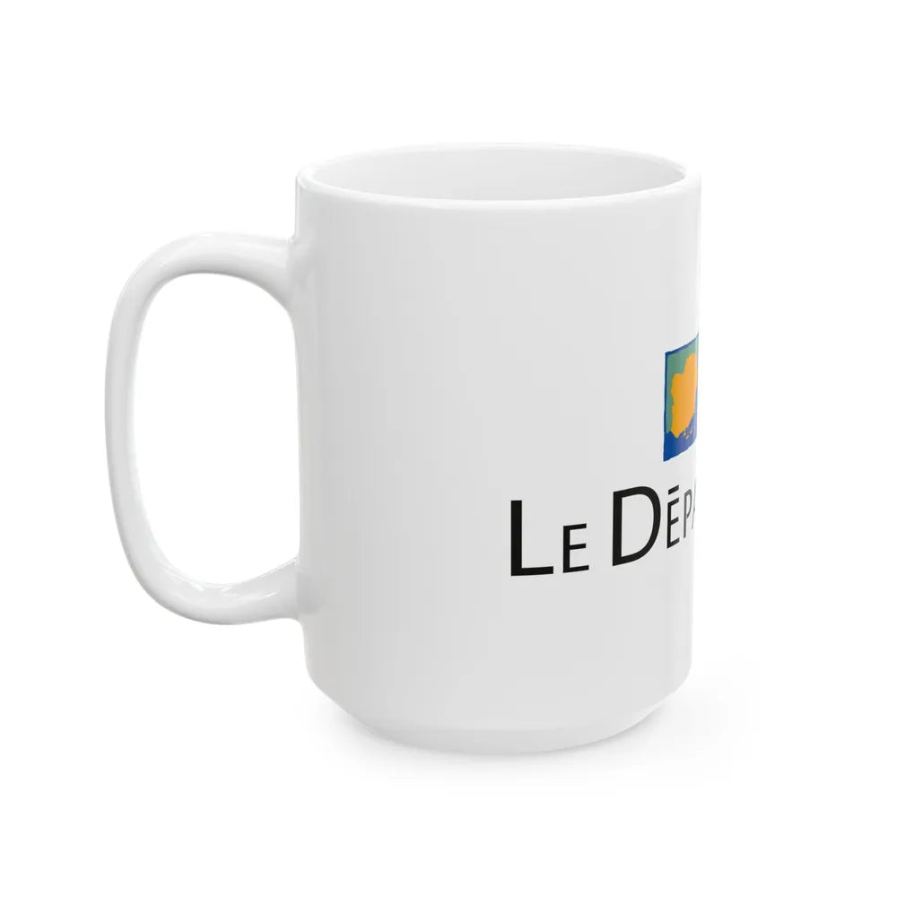 Flag of Var France - White Coffee Mug-Go Mug Yourself