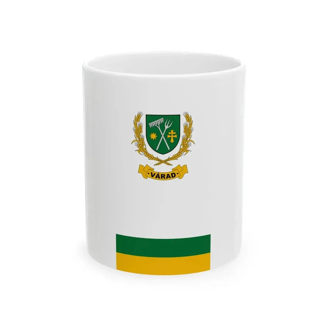Flag of Varad (Hungary) White Coffee Mug 11oz - Go Mug Yourself