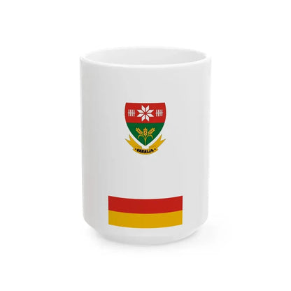 Flag of Varalja (Hungary) White Coffee Mug 15oz - Go Mug Yourself