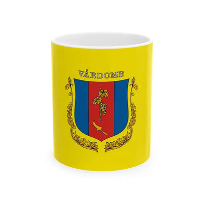 Flag of Vardomb (Hungary) White Coffee Mug 11oz - Go Mug Yourself