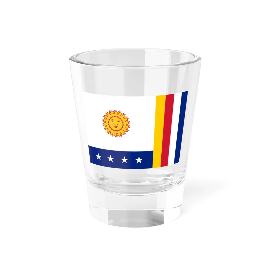 Flag of Vargas State (Venezuela) Shot Glass 1.5oz 1.5oz - Go Mug Yourself