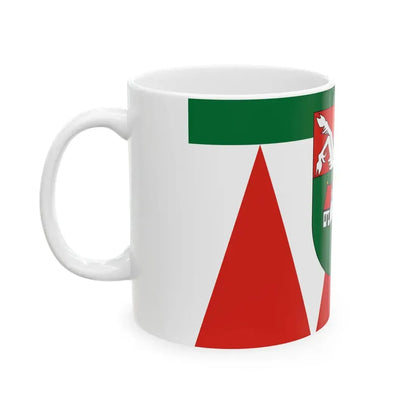 Flag of Varosfold (Hungary) White Coffee Mug - Go Mug Yourself