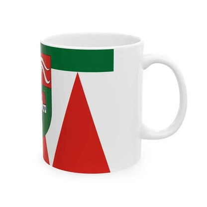 Flag of Varosfold (Hungary) White Coffee Mug - Go Mug Yourself