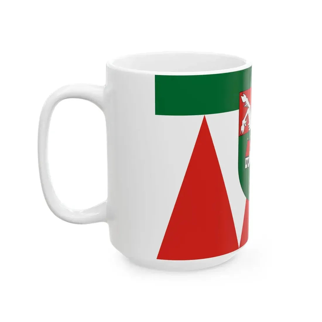 Flag of Varosfold (Hungary) White Coffee Mug - Go Mug Yourself