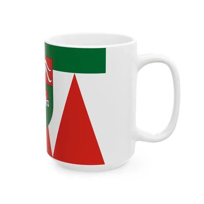 Flag of Varosfold (Hungary) White Coffee Mug - Go Mug Yourself