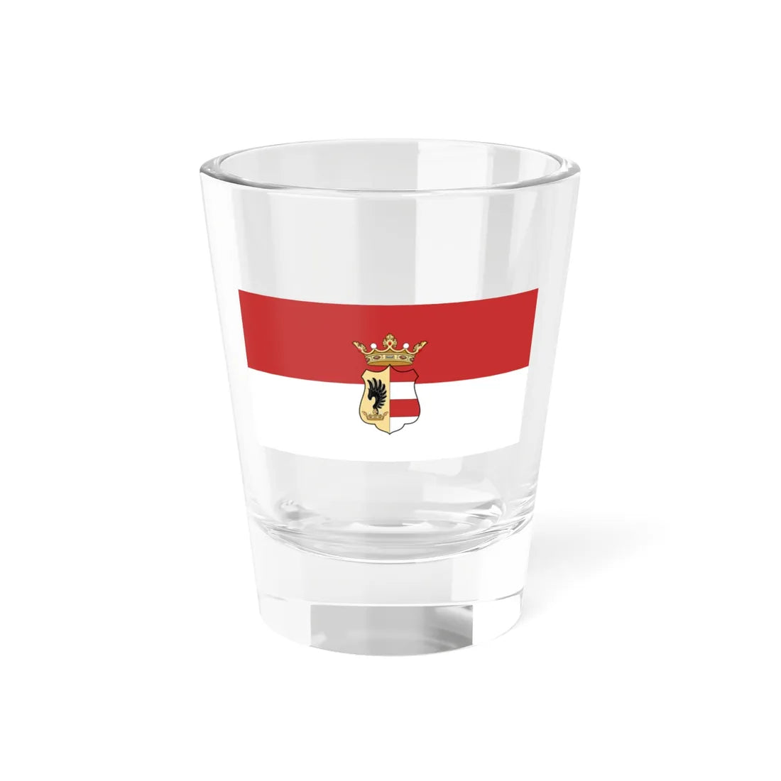 Flag of Varpalota (Hungary) Shot Glass 1.5oz 1.5oz - Go Mug Yourself