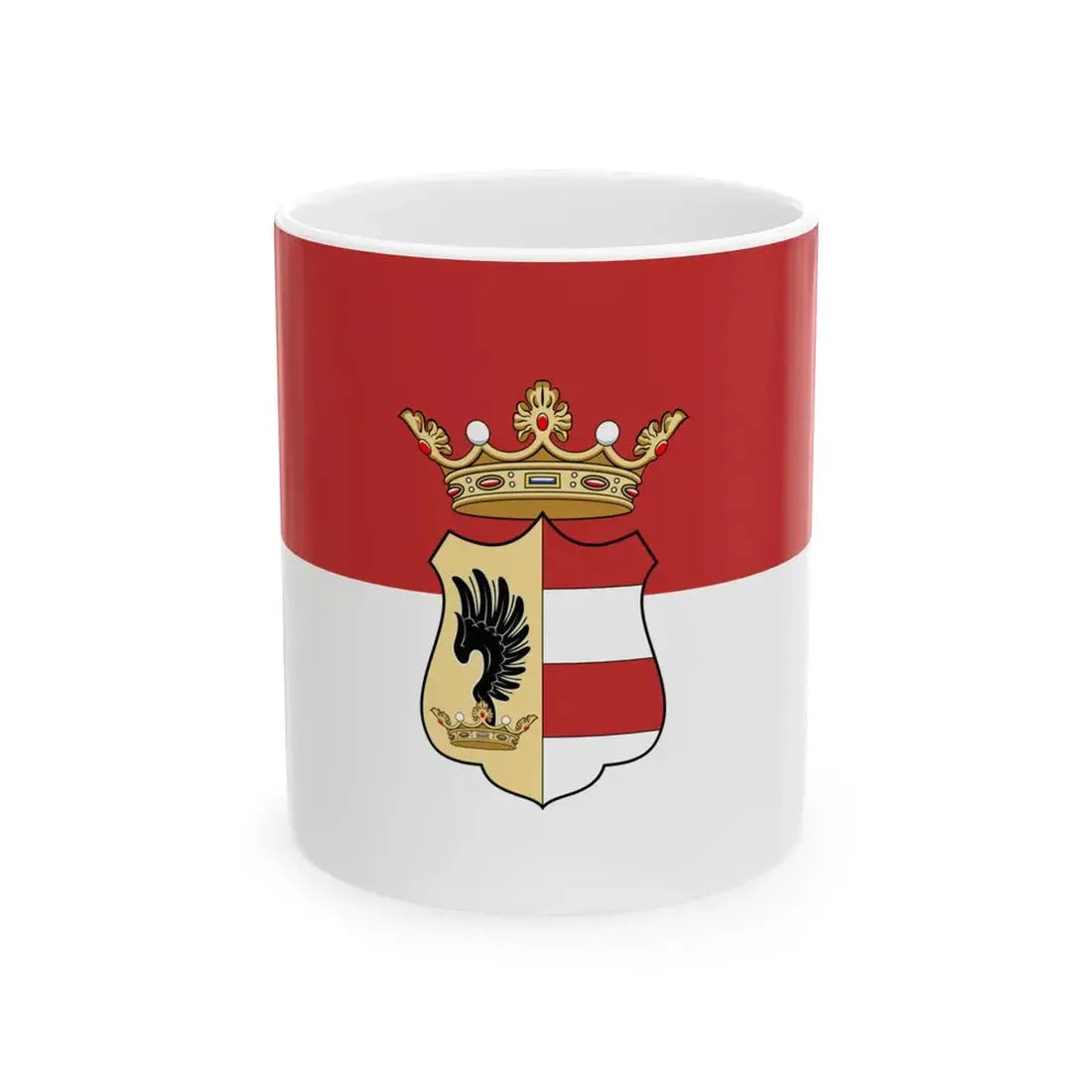Flag of Varpalota (Hungary) White Coffee Mug 11oz - Go Mug Yourself