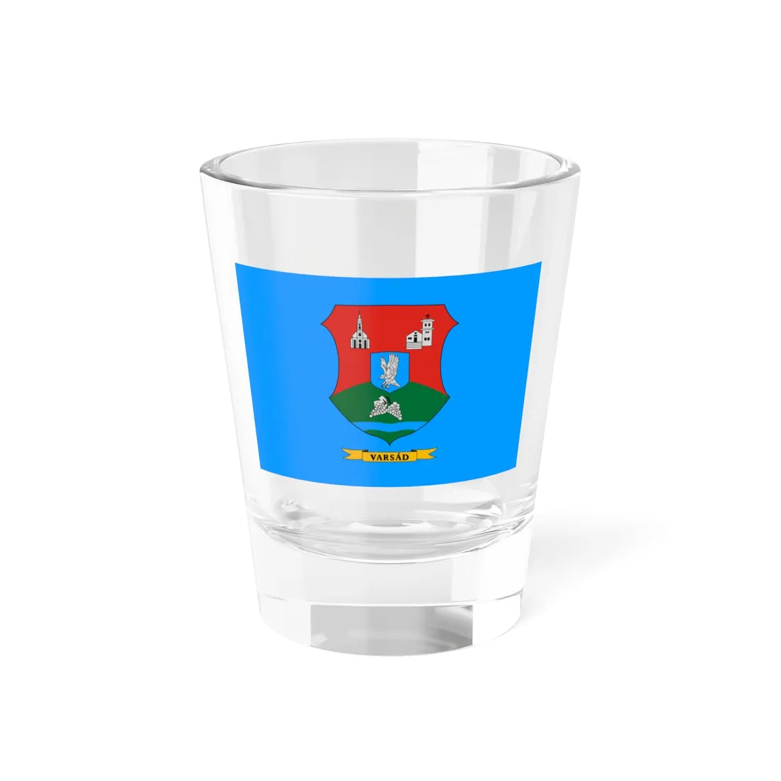 Flag of Varsad (Hungary) Shot Glass 1.5oz 1.5oz - Go Mug Yourself