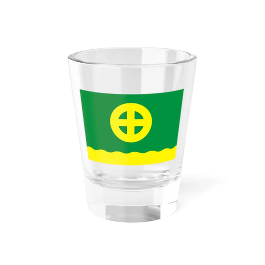 Flag of Varstu Parish (Estonia) Shot Glass 1.5oz 1.5oz - Go Mug Yourself