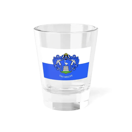 Flag of Vas County Hungary - Shot Glass 1.5oz 1.5oz - Go Mug Yourself