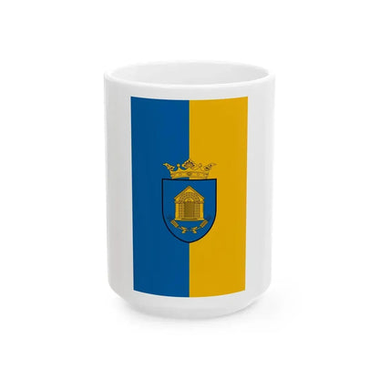 Flag of Vasalja (Hungary) White Coffee Mug 15oz - Go Mug Yourself