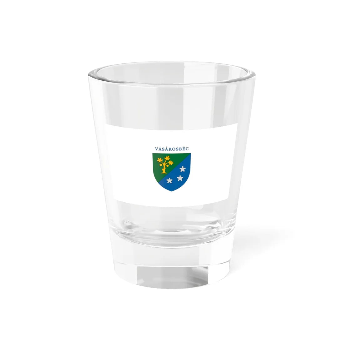 Flag of Vasarosbec (Hungary) Shot Glass 1.5oz 1.5oz - Go Mug Yourself
