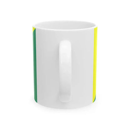 Flag of Vasilevo Municipality North Macedonia (North Macedonia) White Coffee Mug - Go Mug Yourself