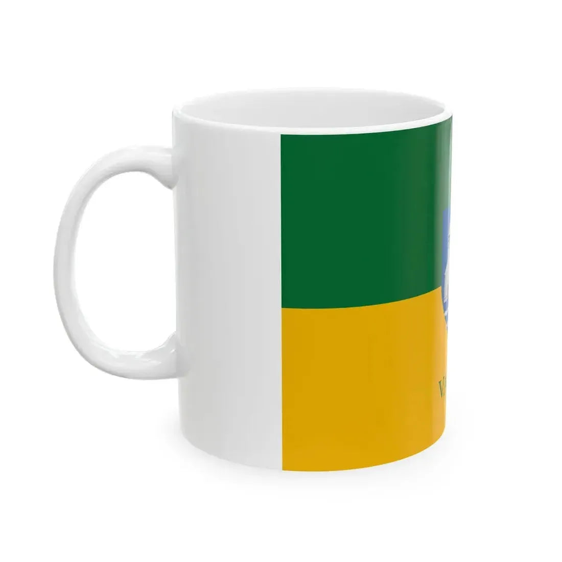 Flag of Vaspor (Hungary) White Coffee Mug - Go Mug Yourself