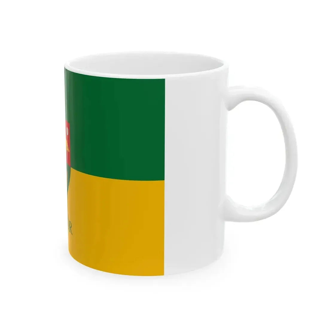 Flag of Vaspor (Hungary) White Coffee Mug - Go Mug Yourself