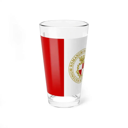 Flag of Vasto (Italy) Pint Glass 16oz 16oz - Go Mug Yourself