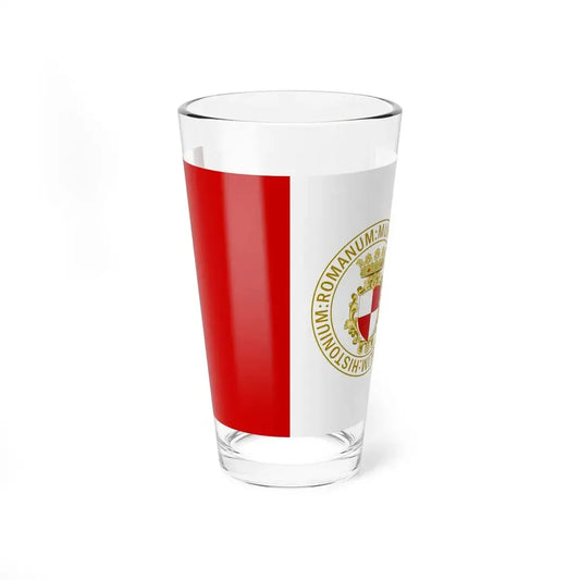 Flag of Vasto (Italy) Pint Glass 16oz 16oz - Go Mug Yourself
