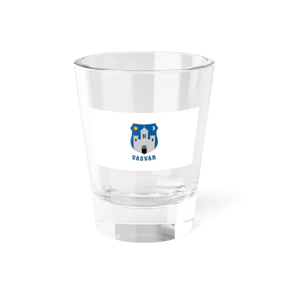 Flag of Vasvar (Hungary) Shot Glass 1.5oz 1.5oz - Go Mug Yourself