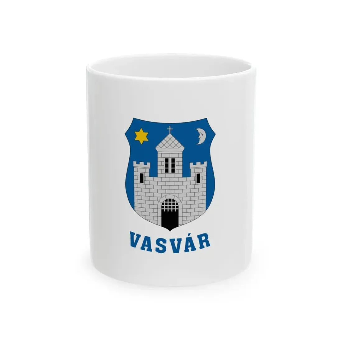 Flag of Vasvar (Hungary) White Coffee Mug 11oz - Go Mug Yourself