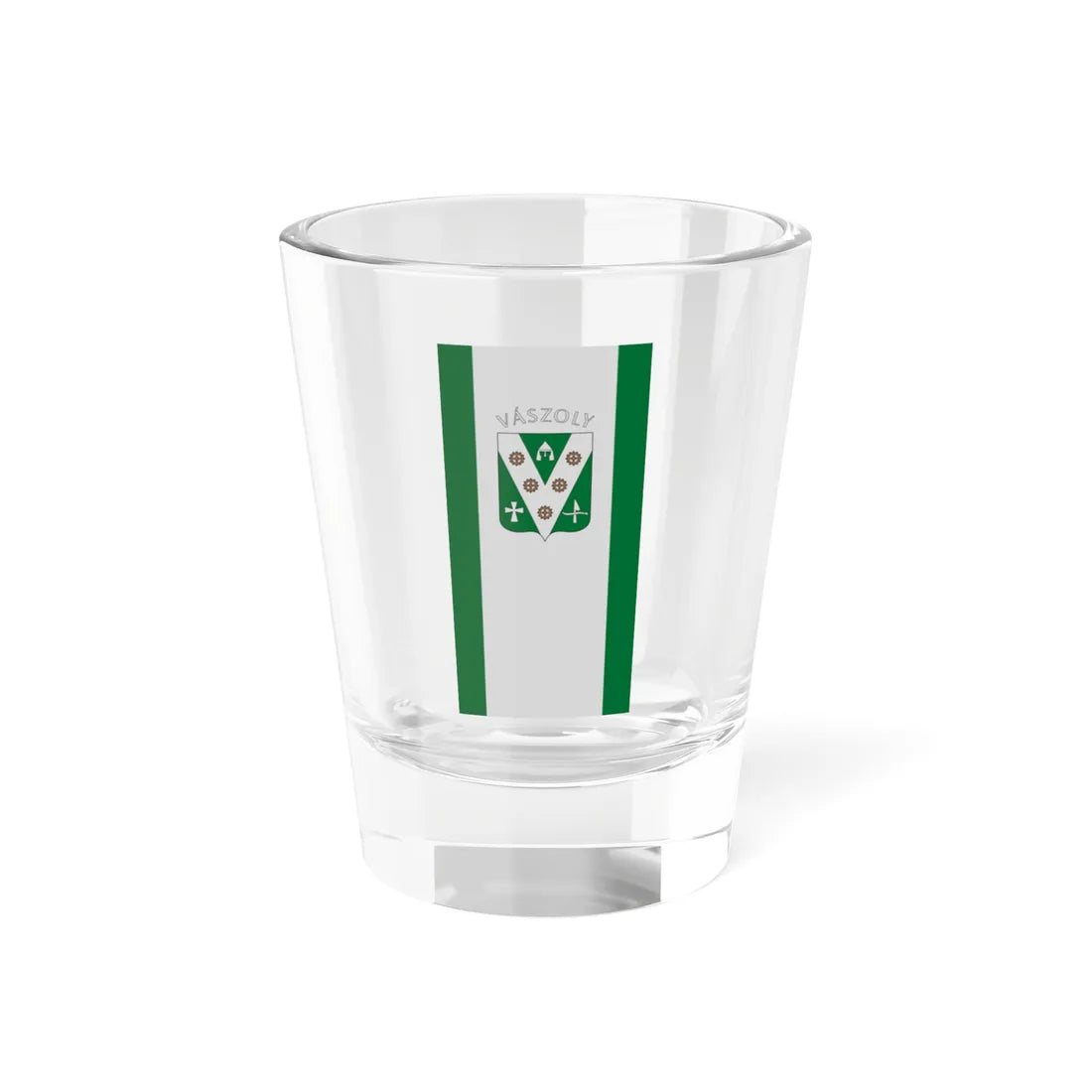 Flag of Vaszoly vertical (Hungary) Shot Glass 1.5oz 1.5oz - Go Mug Yourself