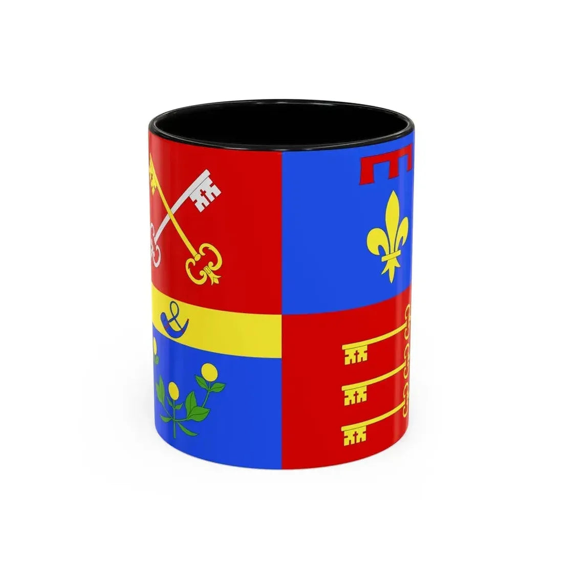 Flag of Vaucluse France 2 - Accent Coffee Mug 11oz Black - Go Mug Yourself